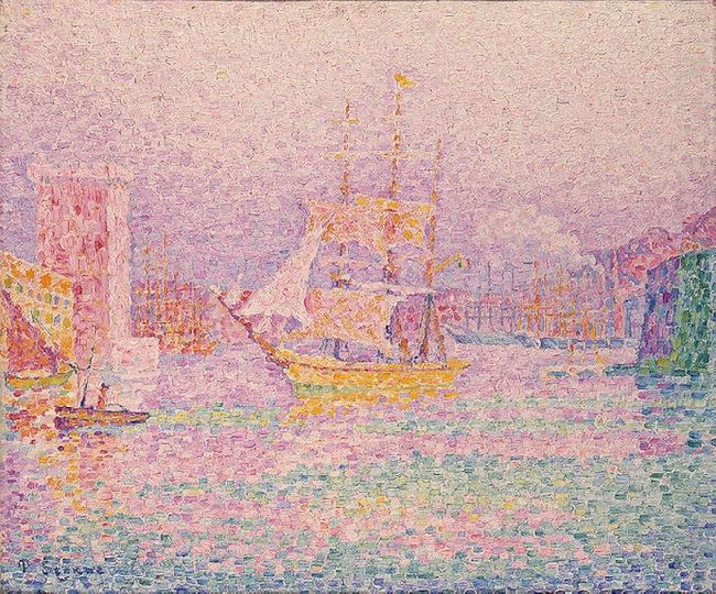 Harbour at Marseilles, Paul Signac